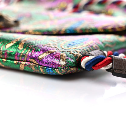 Gucci Brocade Animalier Bow Drawstring Backpack Multicolor 9 of 9