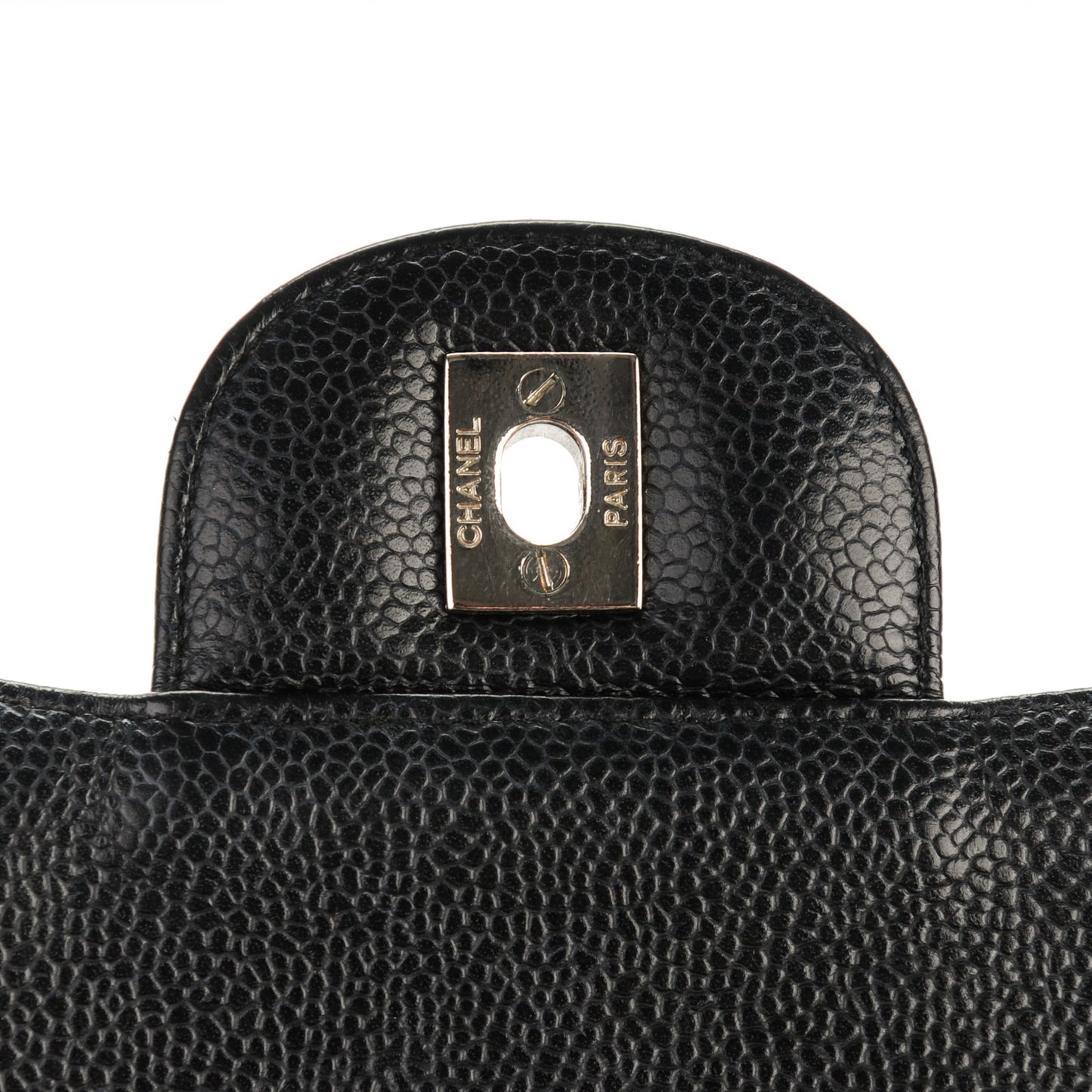 Caviar Quilted Jumbo Single Flap Black