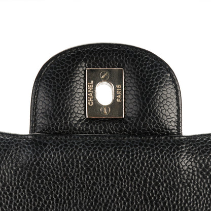 Chanel Caviar Quilted Jumbo Single Flap Black 8 of 13