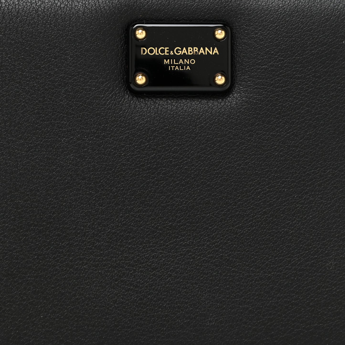 Calfskin Bi-Fold Wallet Black