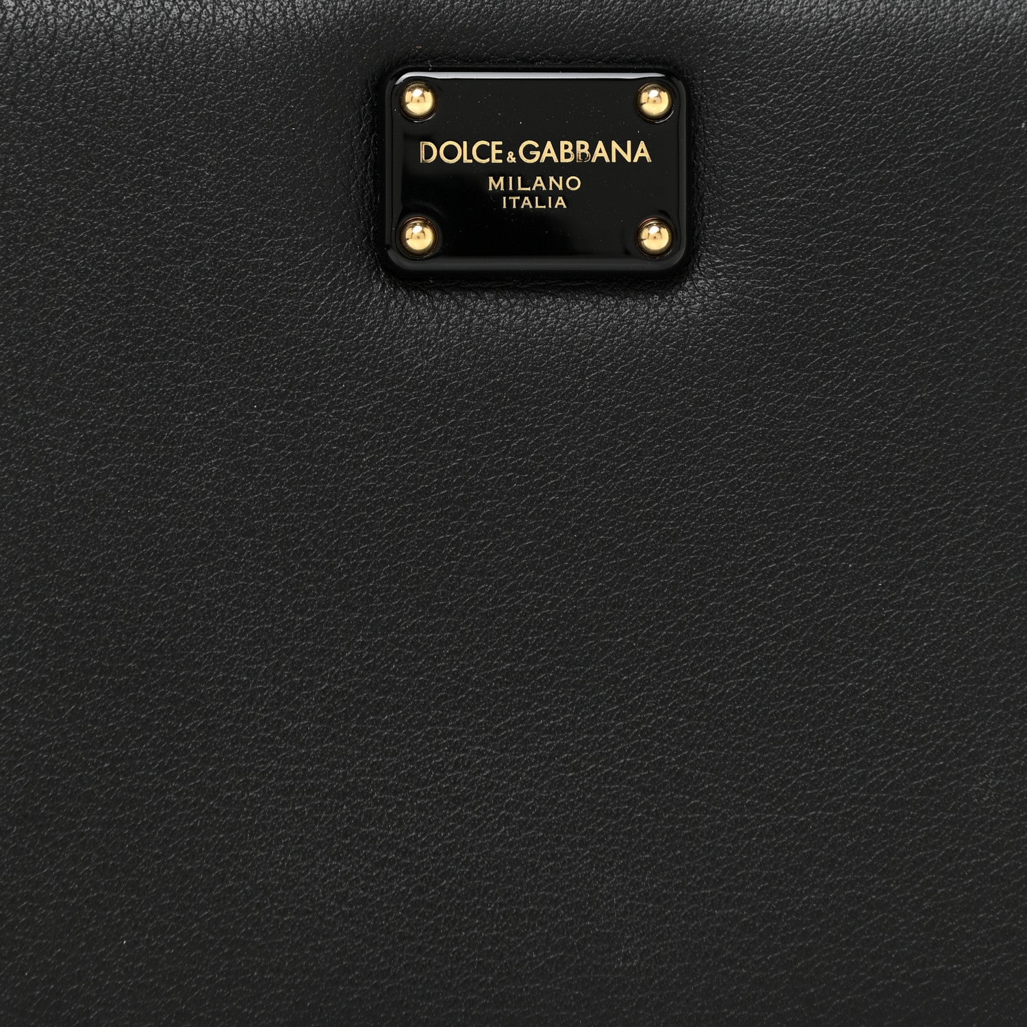 Dolce & Gabbana Calfskin Bi-Fold Wallet Black 7 of 11