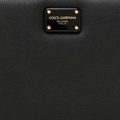 Dolce & Gabbana Calfskin Bi-Fold Wallet Black 7 of 11