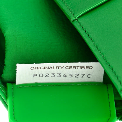 Bottega Veneta Paper Calfskin Intreccio Cassette Belt Bag Parakeet 7 of 13