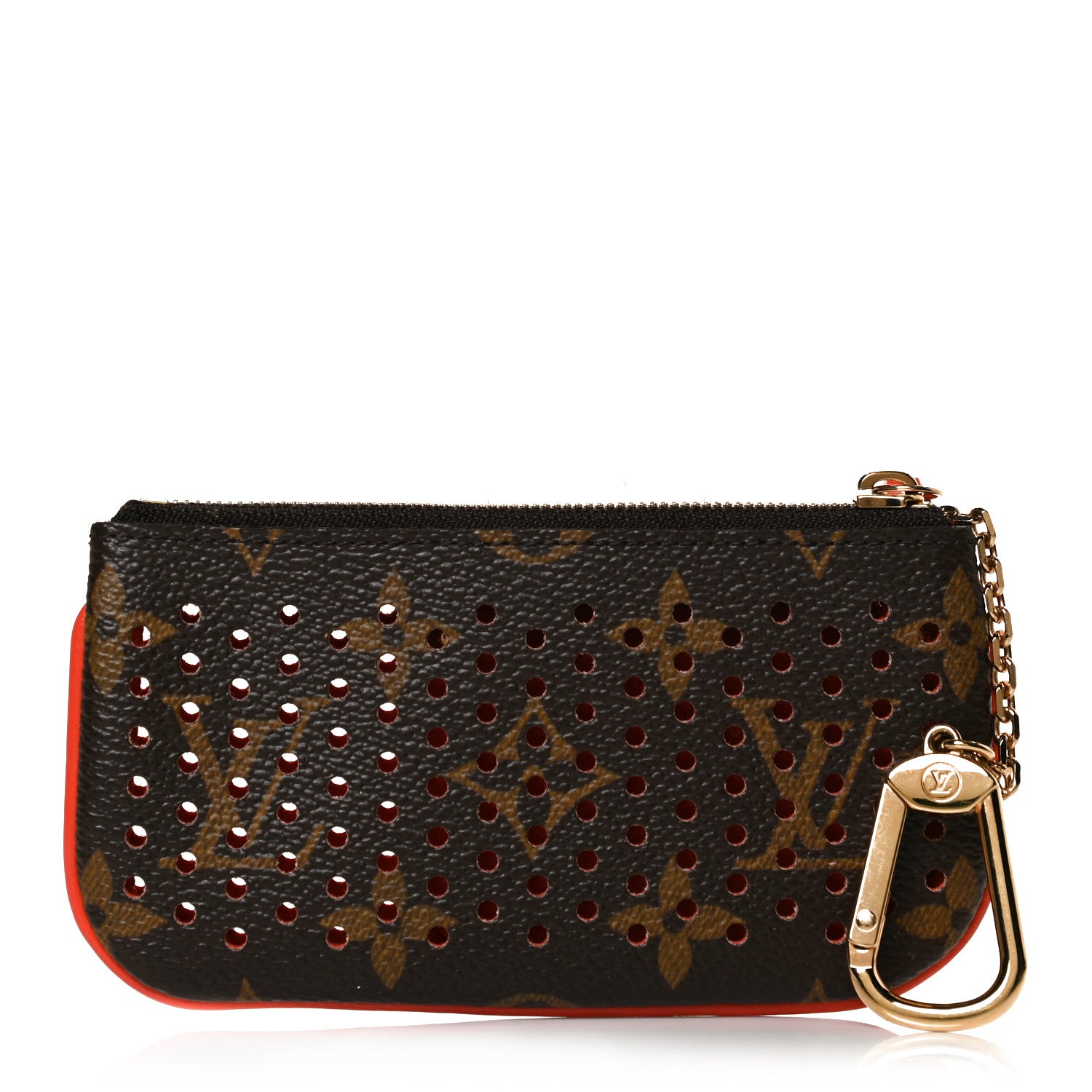 Louis Vuitton Monogram Perforated Key Pouch Orange 10 of 10