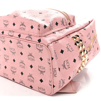 MCM Visetos Small Side Stud Stark Backpack Soft Pink 10 of 10