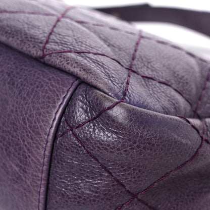 Chanel Glazed Calfskin Stitched On The Road Flap Purple 11 of 29