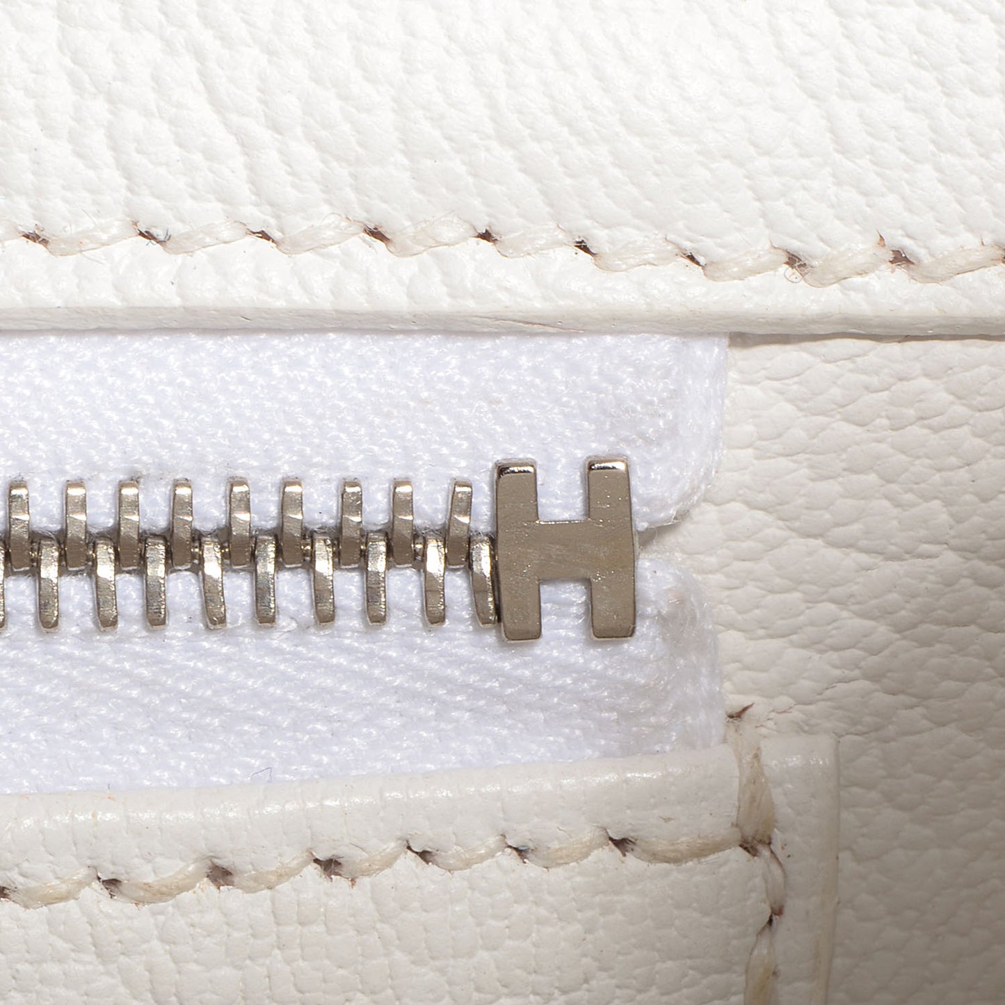Taurillon Clemence Birkin 35 White