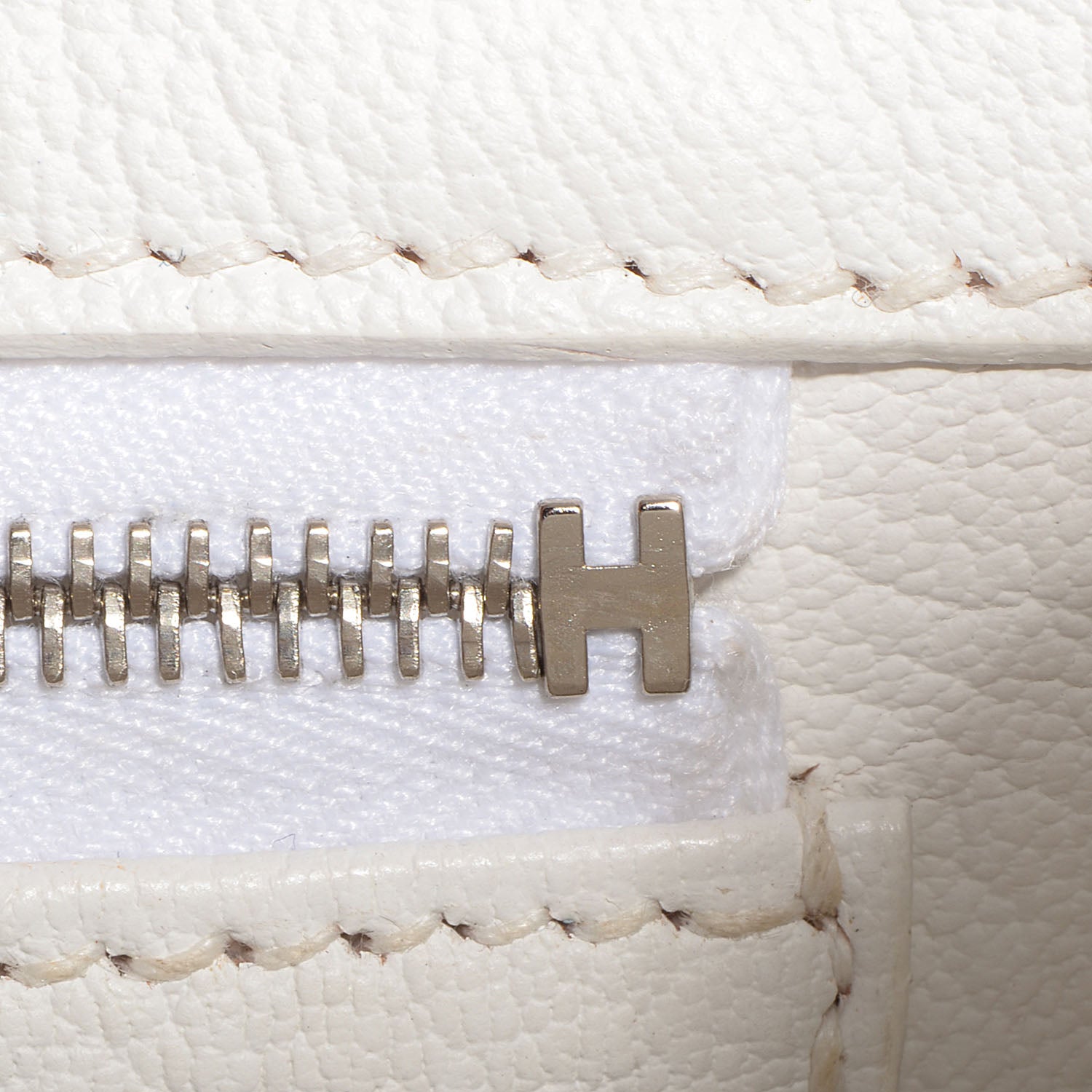 Hermes Taurillon Clemence Birkin 35 White 10 of 28