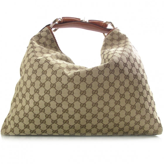 Monogram Large Horsebit Chain Hobo