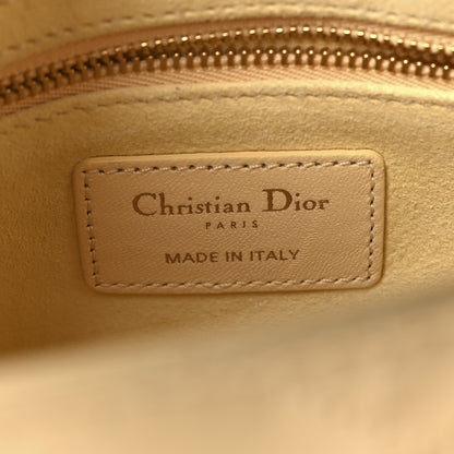 Christian Dior Lambskin Cannage Small My ABCDior Lady Dior Soft Yellow 5 of 11