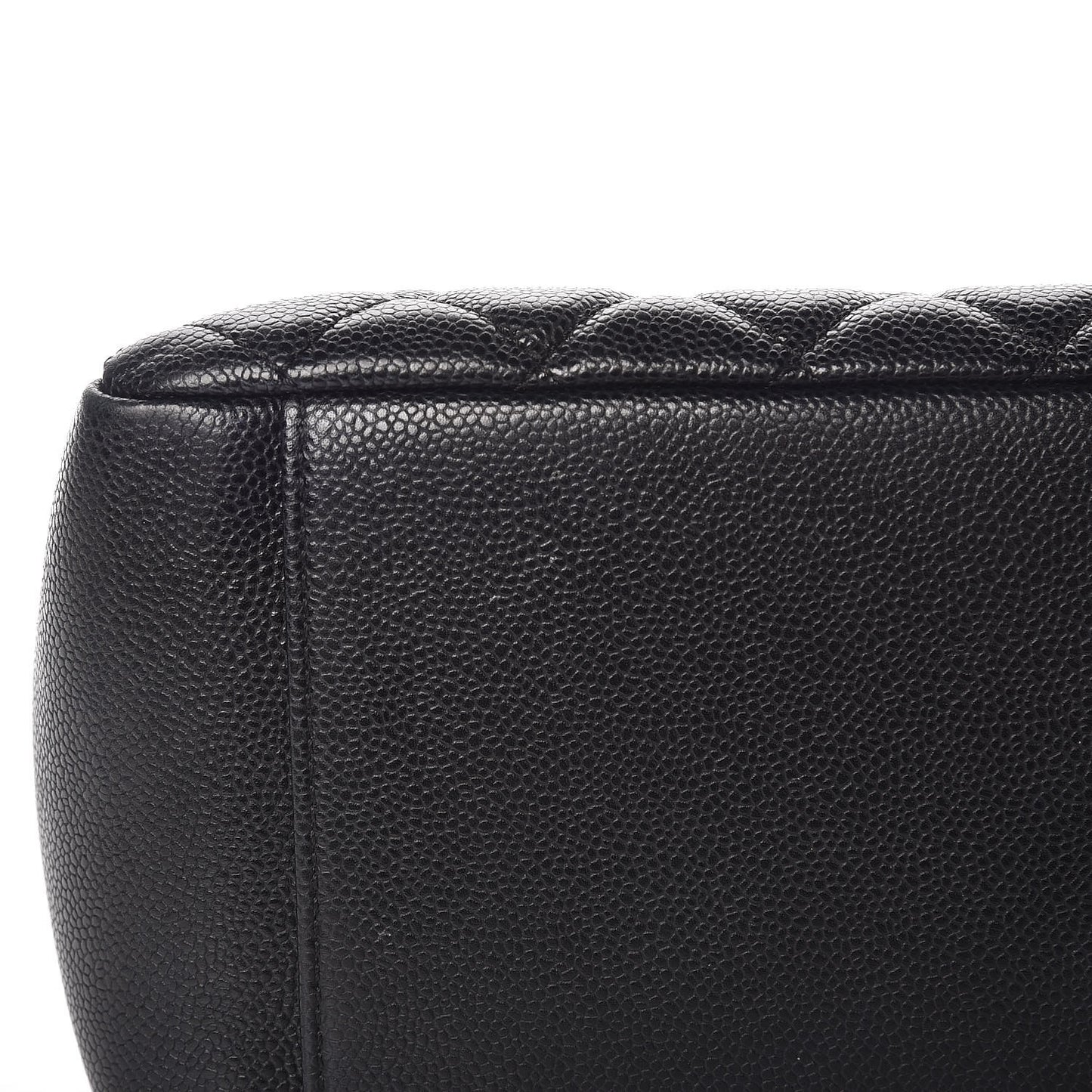 Caviar Quilted Grand Shopping Tote GST Black