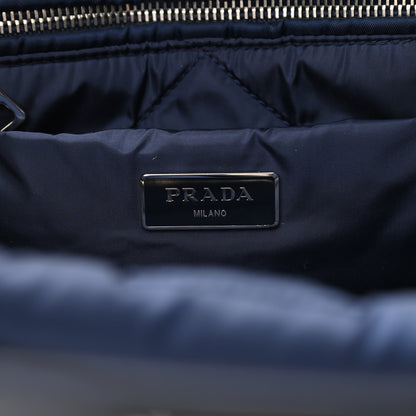 Prada Tessuto Nylon Bomber Tote Baltico 6 of 9