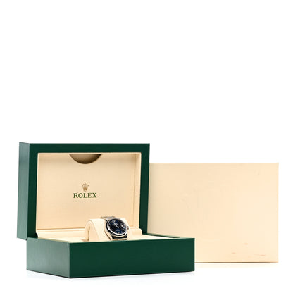 Rolex Stainless Steel 31mm Oyster Perpetual Datejust Watch Bright Blue Roman 278240 5 of 5
