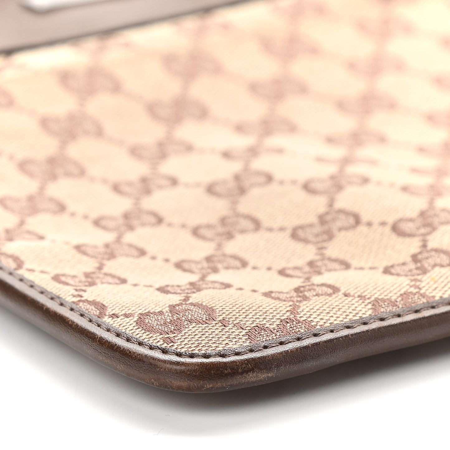 Monogram Messenger Crossbody Bag Dark Brown