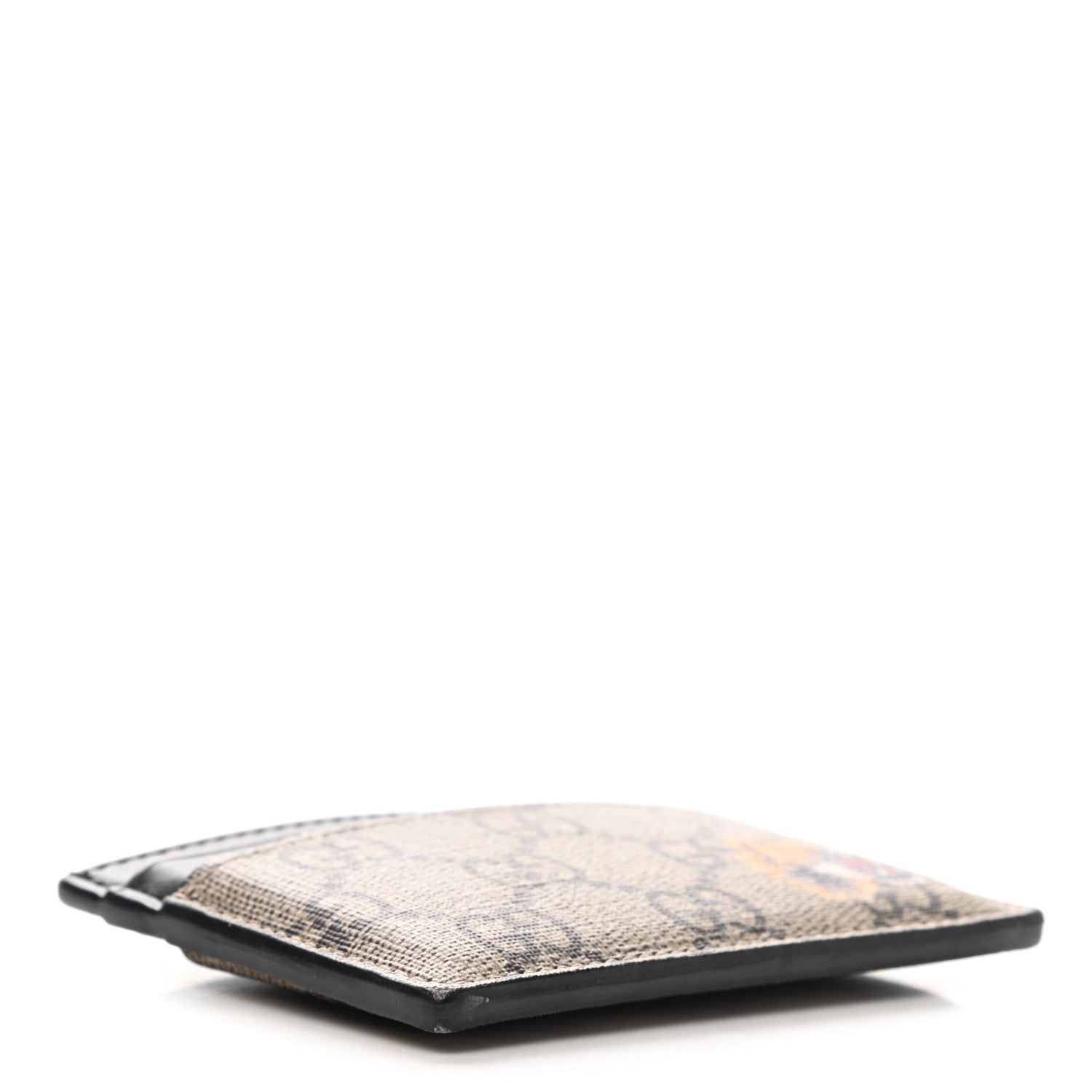 Gucci GG Supreme Monogram Tiger Print Card Holder Black 4 of 6