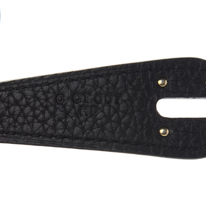 Hermes Taurillon Clemence Lindy 26 Black 6 of 8