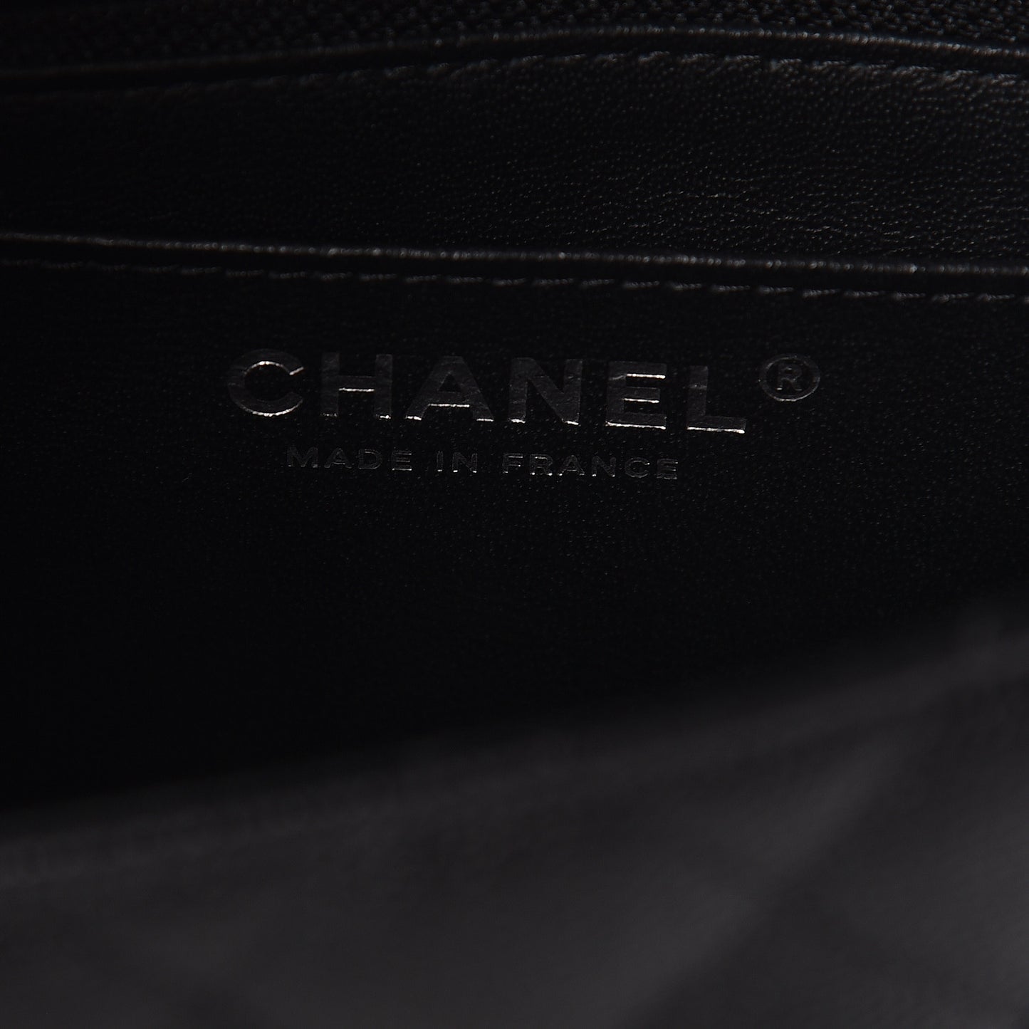 Caviar Quilted Mini Square Flap Black