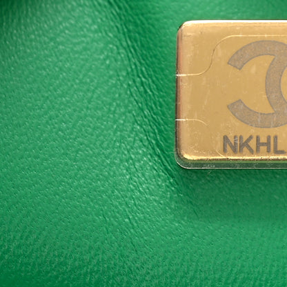 Chanel Patent Calfskin Small Flap Bag Green 7 of 11