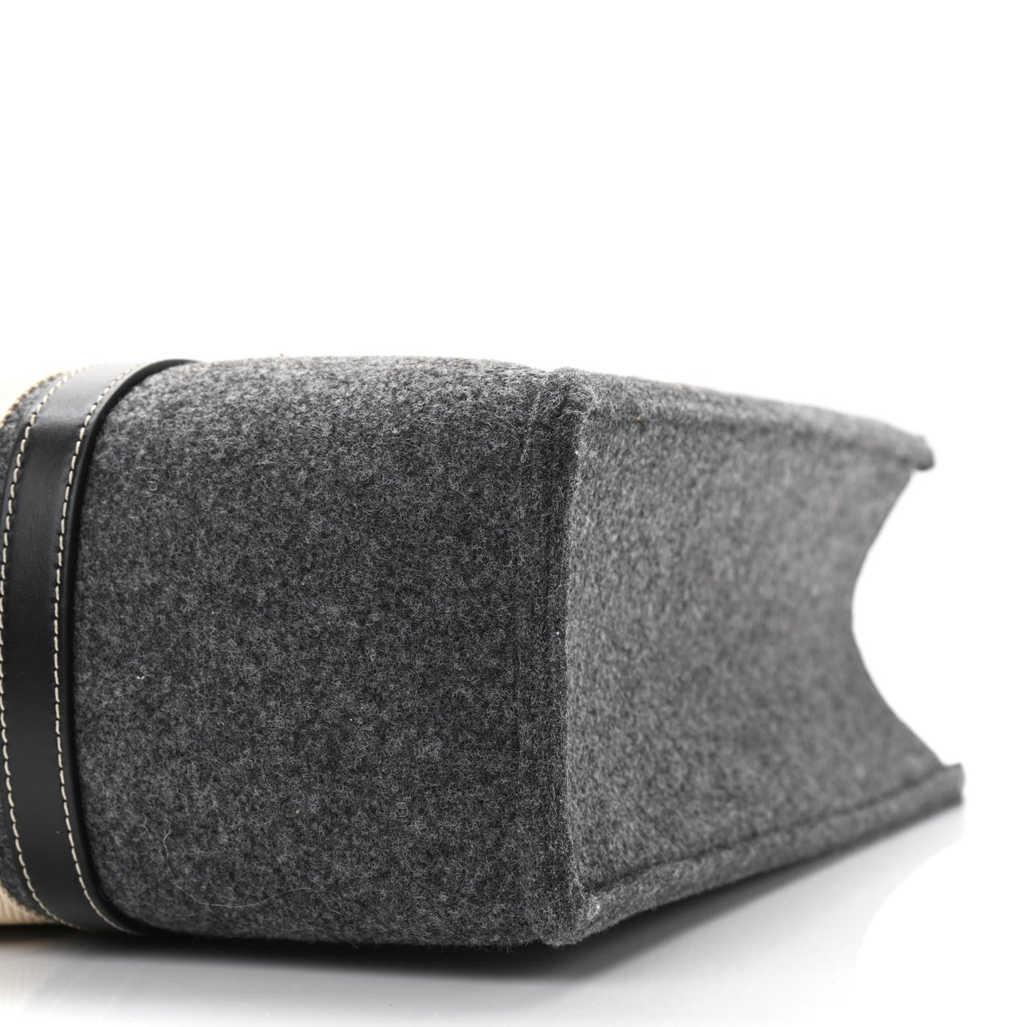 Felt Large Woody Ribbon Tote Cashmere Grey