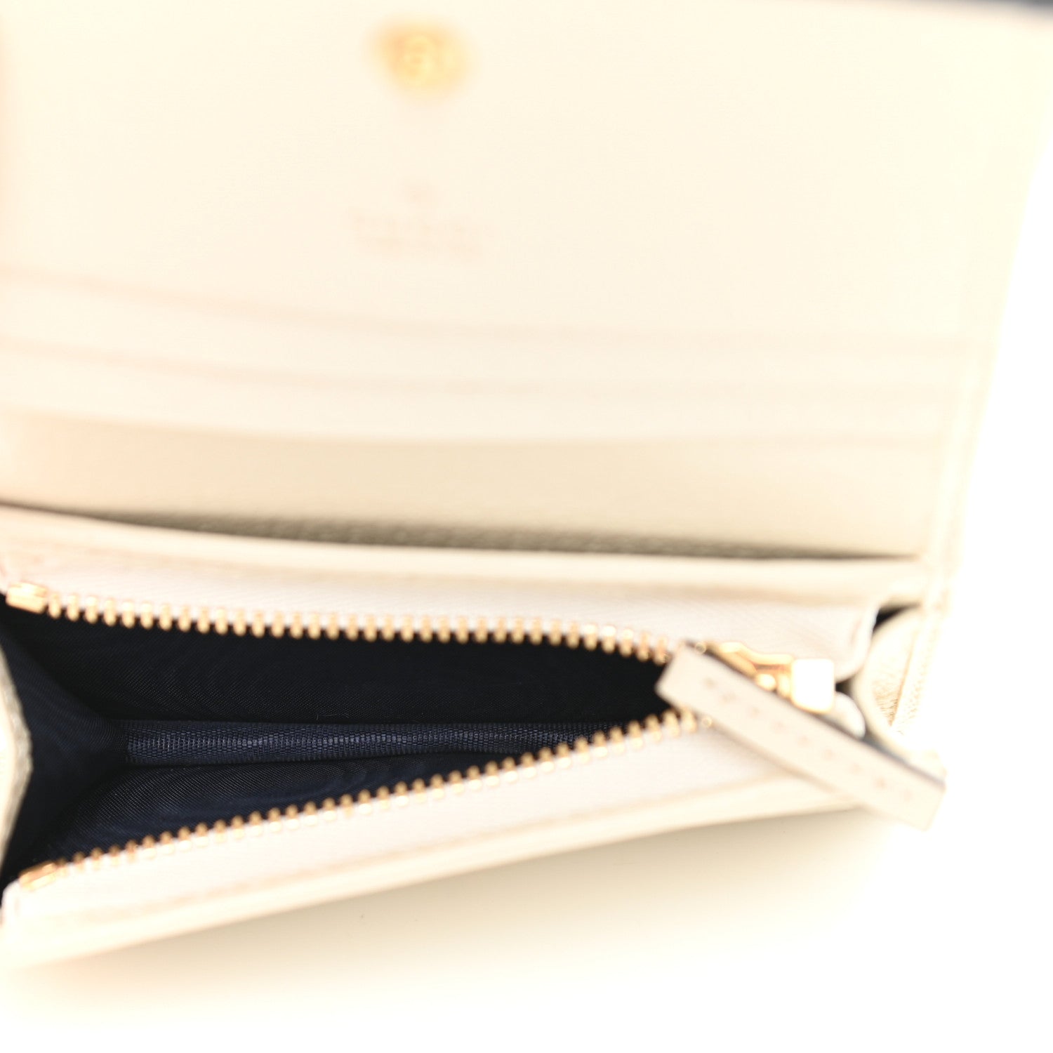 Gucci Textured Calfskin Web Ophidia Card Case Mystic White 5 of 8