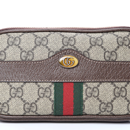Gucci GG Supreme Monogram Web Small Ophidia Belt Bag 75 30 Dark Brown 7 of 11