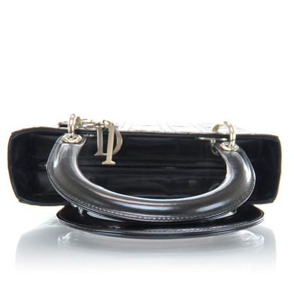 Christian Dior Patent Cannage Medium Lady Dior Black 4 of 11