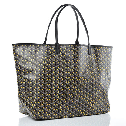 Goyard Goyardine Saint Louis Claire Voie GM Black Yellow 3 of 9