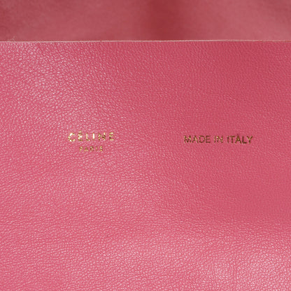 Celine Lambskin Horizontal Bi-Cabas Pink Rust 8 of 8