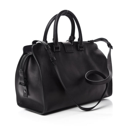 Saint Laurent Calfskin Small Monogram Cabas Black 3 of 10