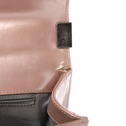Chanel Iridescent Glazed Calfskin Medium Boy Flap Light Pink 11 of 13