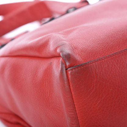 Givenchy Waxy Grained Calfskin Mini Pandora Pure Flap Bag Medium Red 11 of 17