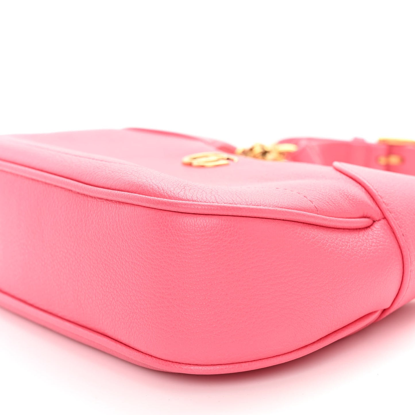 Goatskin Small Aphrodite Shoulder Bag Rhodamine Pink