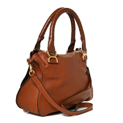 Chloe Calfskin Medium Marcie Satchel Tan 3 of 15
