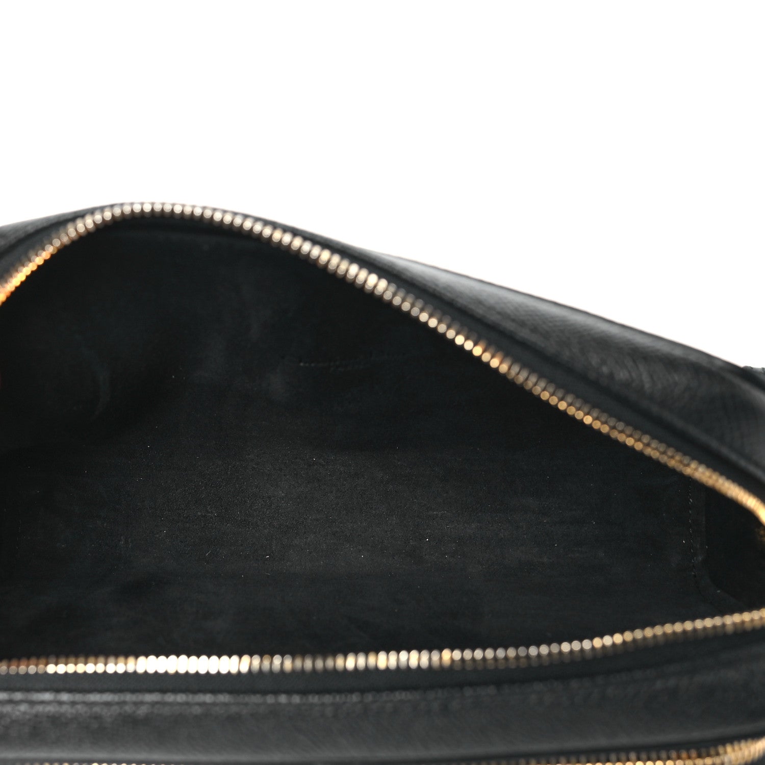 Christian Dior Grained Calfskin Caro Double Pouch Black 5 of 11