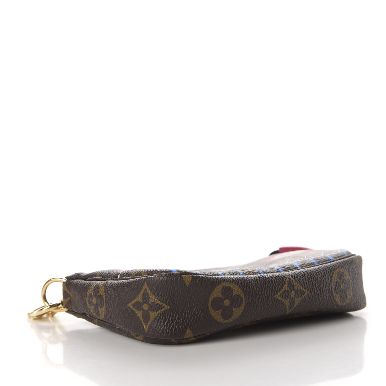 Louis Vuitton Monogram 2020 Christmas Animation Roller Coaster Mini Pochette Accessories Pivoine 3 of 10