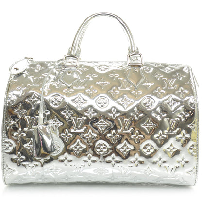 Louis Vuitton Monogram Miroir Speedy 30 Silver 1 of 8
