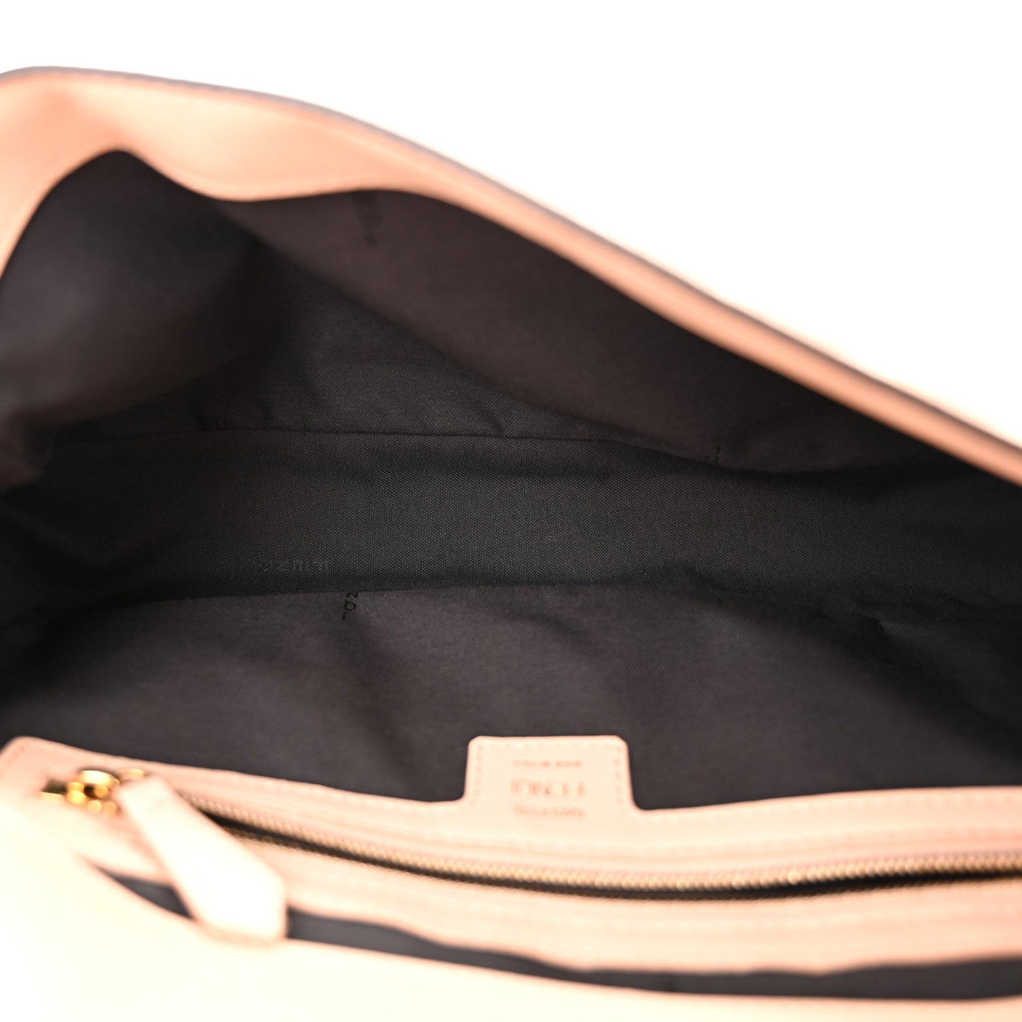 Nappa FF 1974 Embossed Baguette Baby Pink