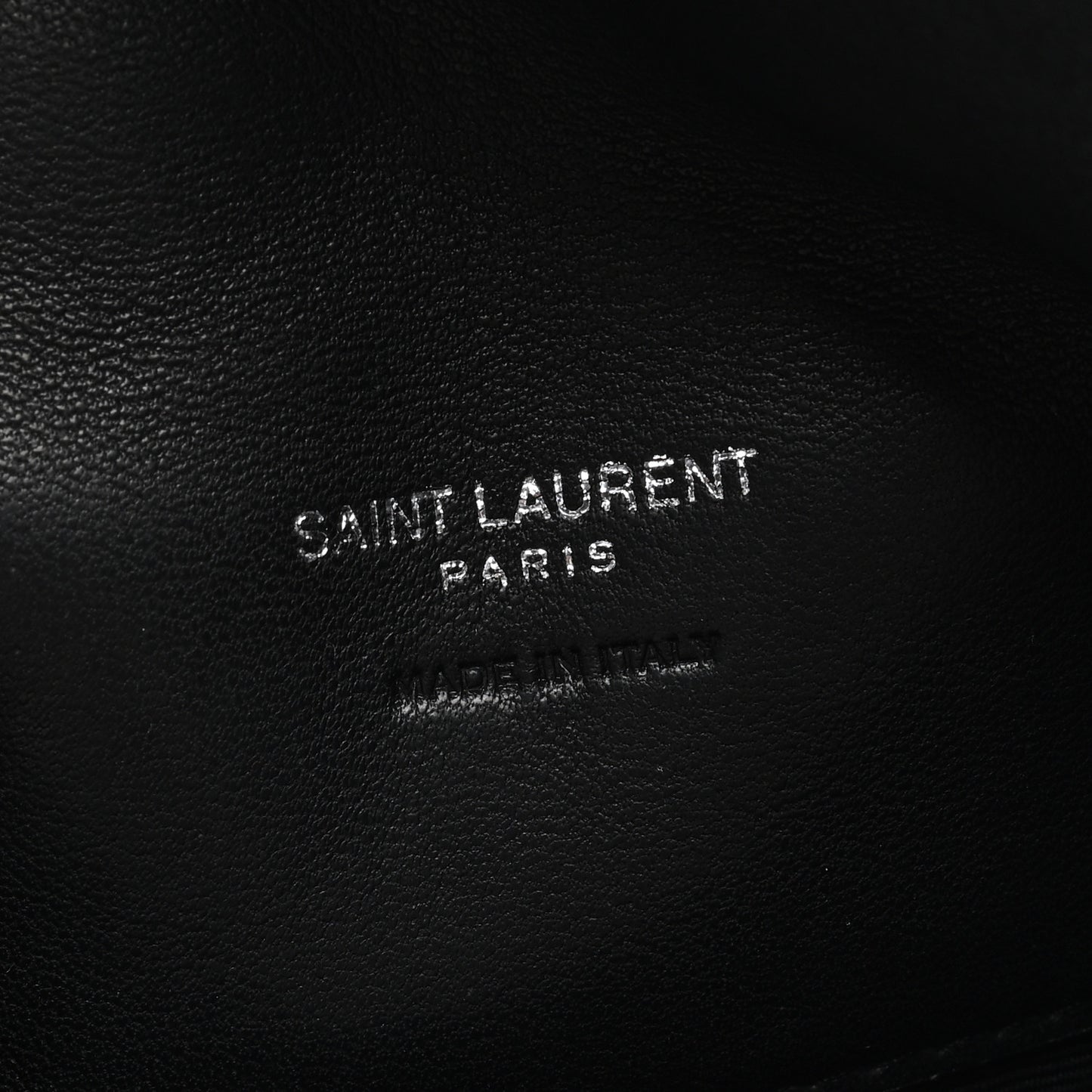Lambskin Monogram Loulou Puffer Pouch Clutch Black