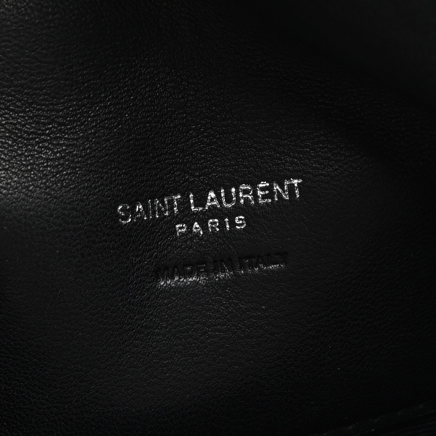 Saint Laurent Lambskin Monogram Loulou Puffer Pouch Clutch Black 7 of 10