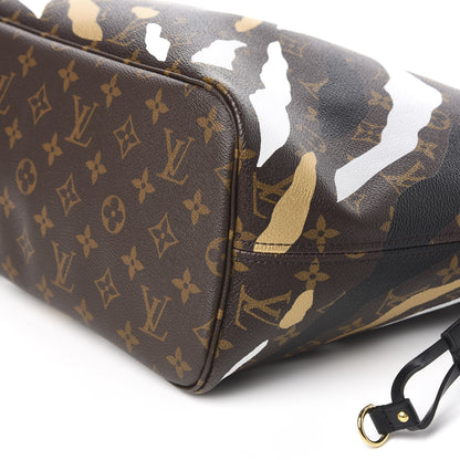 Louis Vuitton X LOL Monogram Neverfull MM Gold Silver 9 of 10