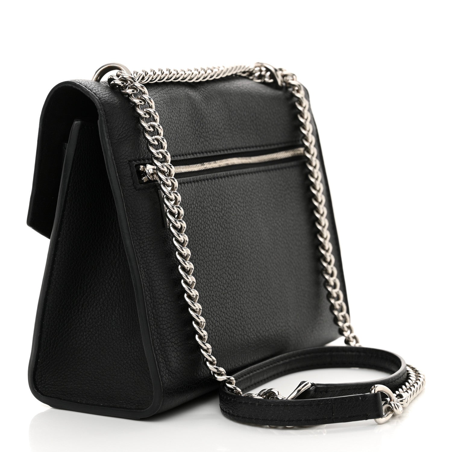 Louis Vuitton Soft Calfskin My Lockme Chain Bag BB Black 3 of 12