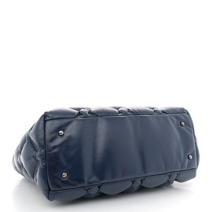 Chanel Calfskin Quilted Large Chesterfield Navy 5 of 12