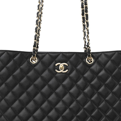 Chanel Caviar Quilted Large Shopping Tote Black 8 of 13
