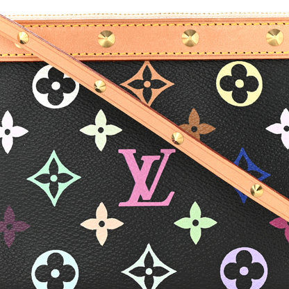 Louis Vuitton Monogram Multicolor Pochette Accessories Black 12 of 17