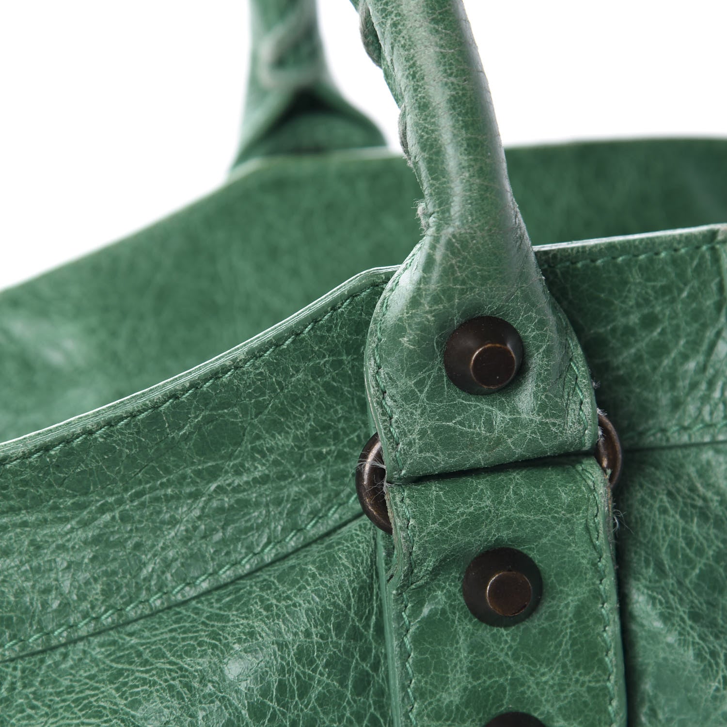 Balenciaga Agneau Classic Hardware Part Time Vert Sauge 11 of 21