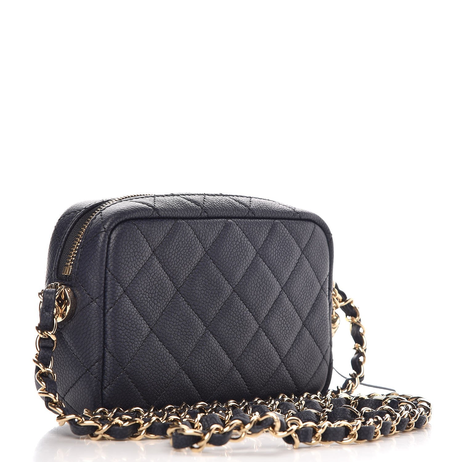 Chanel Caviar Quilted Coco Tassel Camera Case Dark Navy 3 of 8