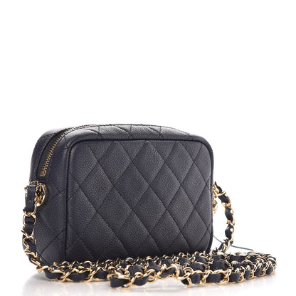 Chanel Caviar Quilted Coco Tassel Camera Case Dark Navy 3 of 8