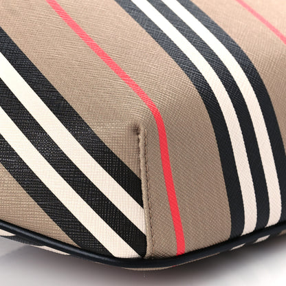 Burberry E-Canvas Icon Stripe Sonny Bum Bag Archive Beige 8 of 9