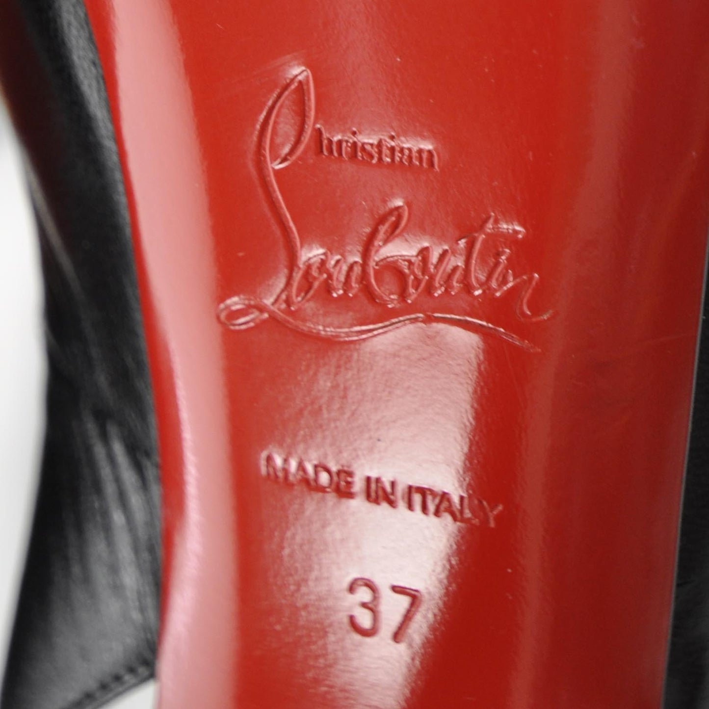 Kid No Prive 120 Pumps 37 Black Red