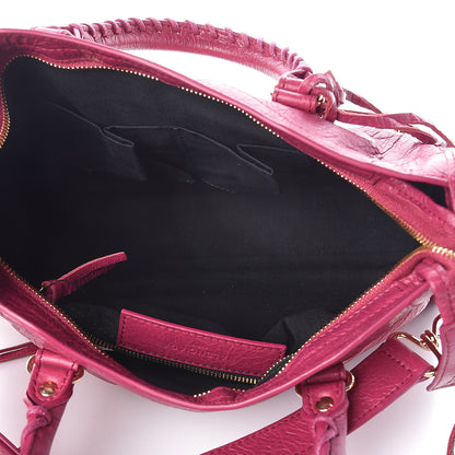 Balenciaga Agneau Classic Gold Hardware S City Rose Dahlia 5 of 10